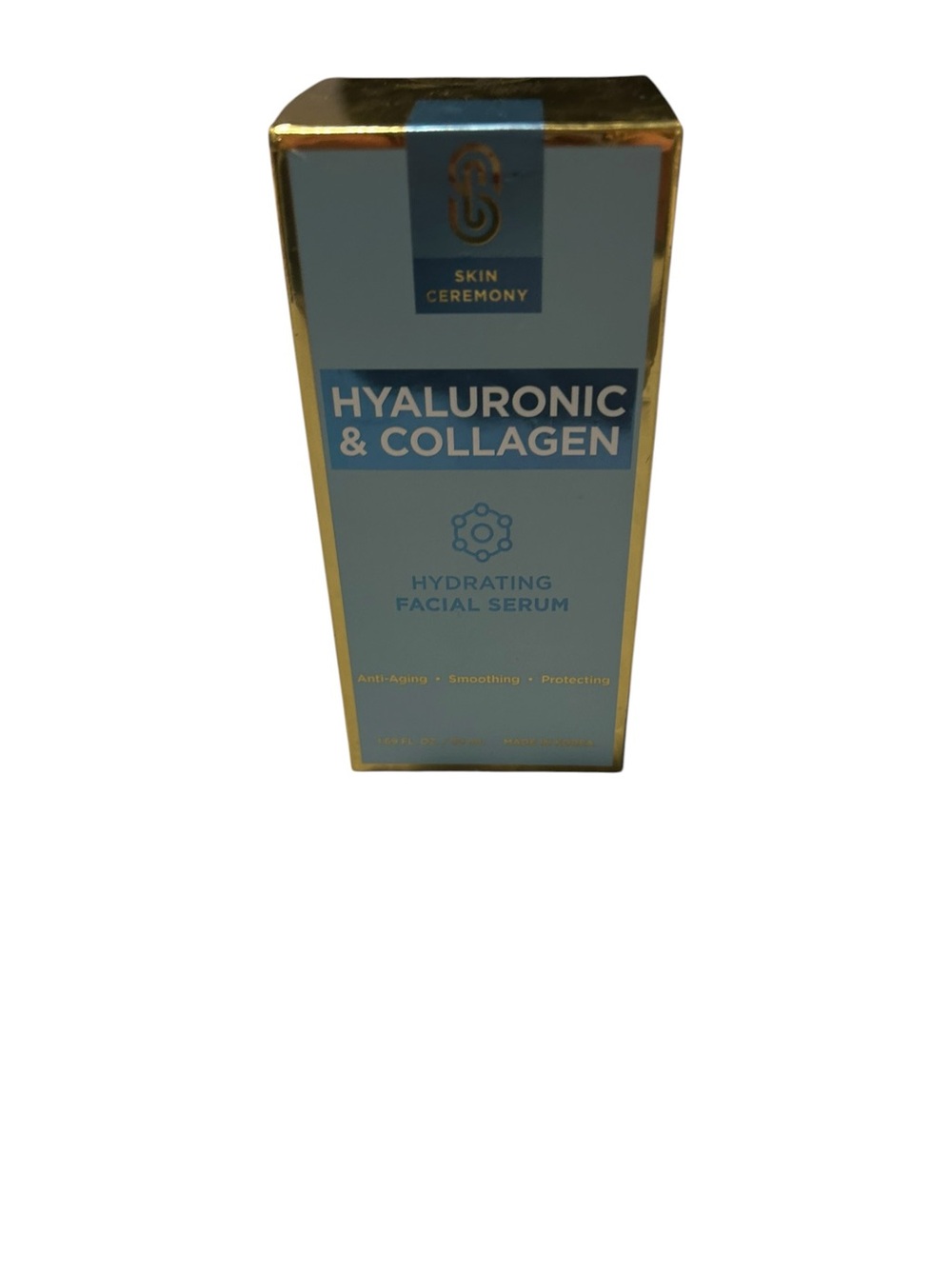 Hyaluronic & Collagen Hydrating Facial Serum - Blue